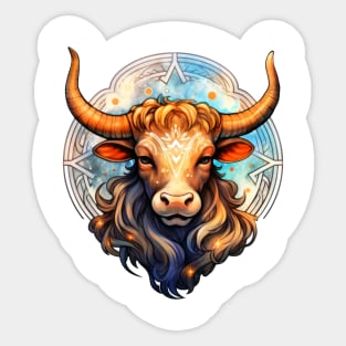 Taurus 1 zodiac art #tshirt Sticker